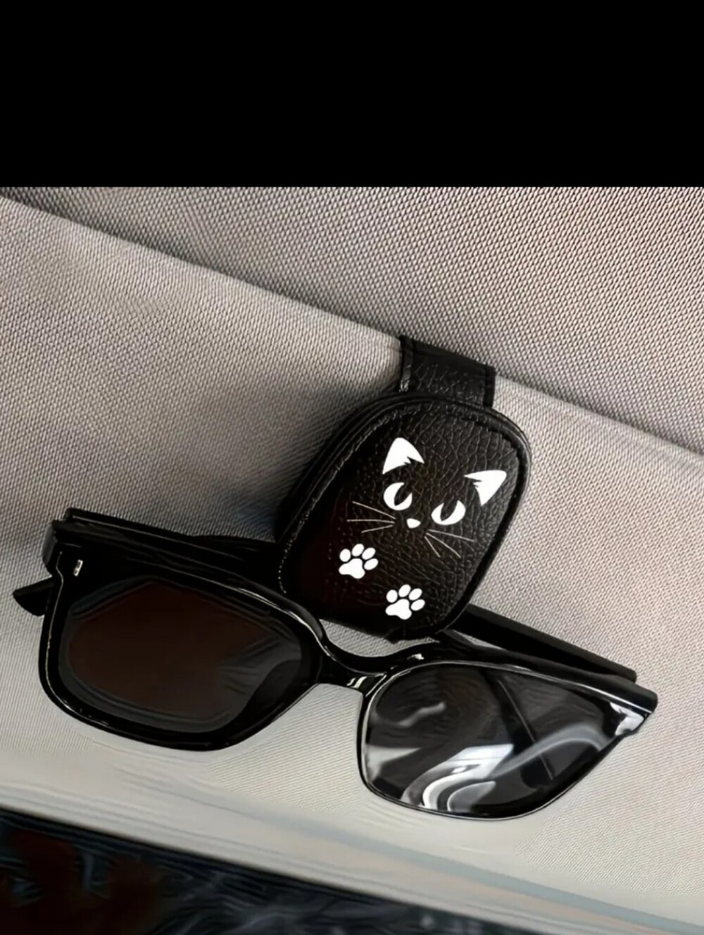 🆕️🐈‍⬛️ BLACK CAT  MAGNETIC CLIP FOR SUNGLASSES - CLIPS ON CAR SUN VISOR 🐈‍⬛️